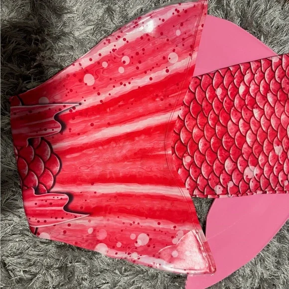 Sun Tails Keiki Monofin Mermaid Tail And Bikini For Child Sized Large 8/10,10